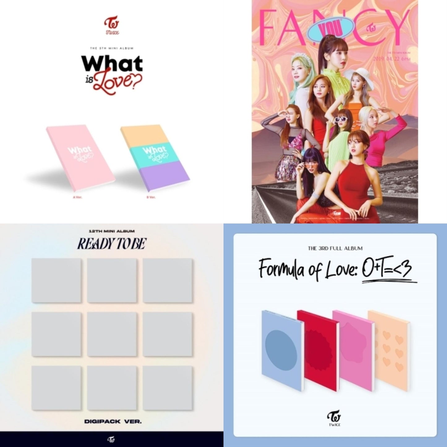 This is a 4 CD SKU bundle.
1.This CD is brand new.Format: CDMusic Style: K-popThis item's title is: What Is Love?Artist: TwiceLabel: JYP ENT.Barcode: 8809440338085Release Date: 10/14/2022
2.This CD is brand new.