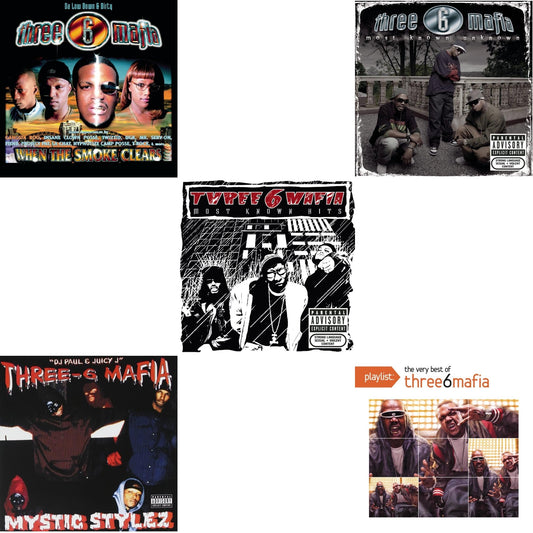 When The Smoke Clears & Mystic Stylez & Most Known Hits & Most Known Unknown (Revised Edition) & Playlist: Very Best Of Three 6 Mafia
