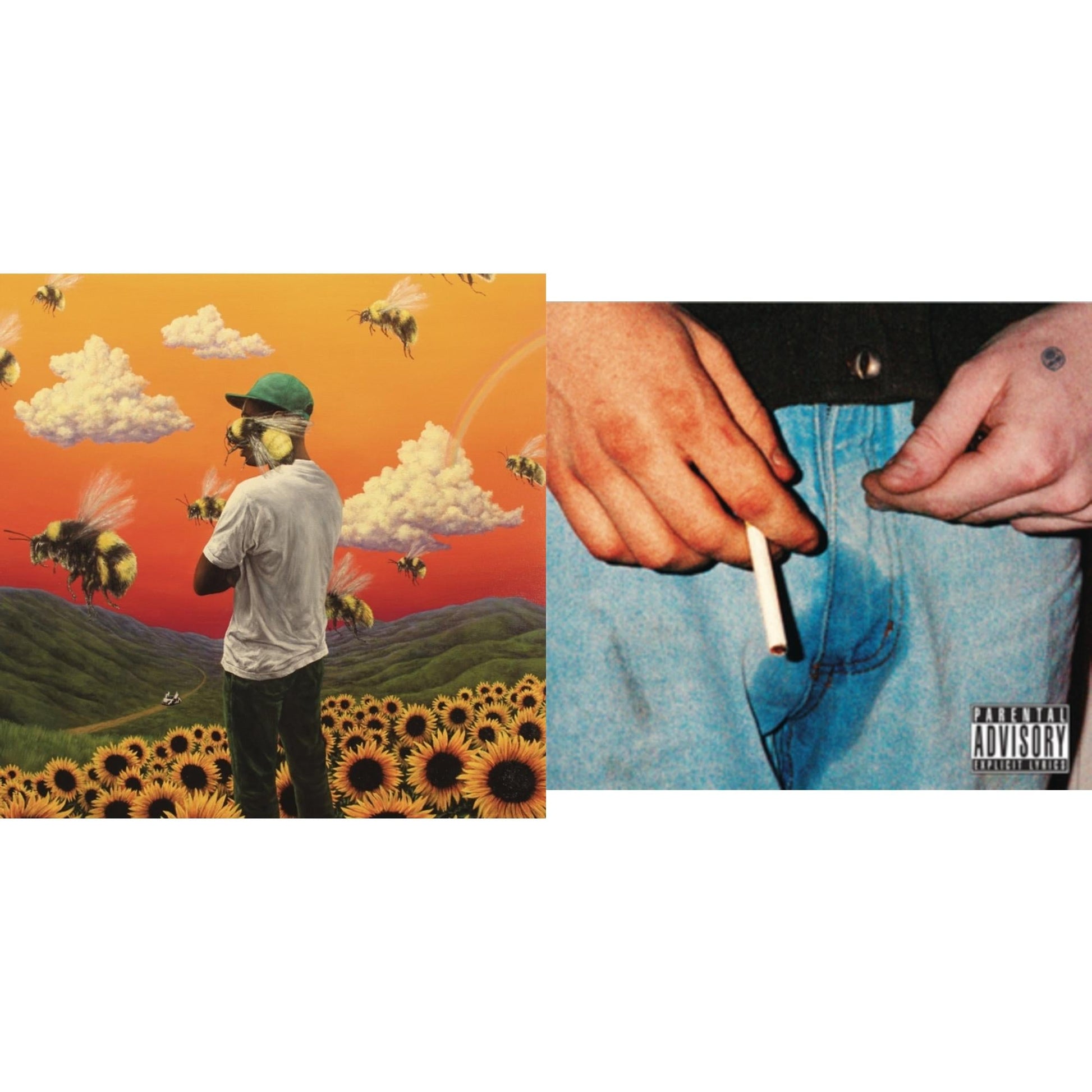 This is a 2 CD SKU bundle.
1.This CD is brand new.Format: CDMusic Style: ElectroThis item's title is: Flower BoyArtist:  The Creator TylerLabel: Rap/Hip HopBarcode: 889854411329Release Date: 7/21/2017
2.This CD is brand new.