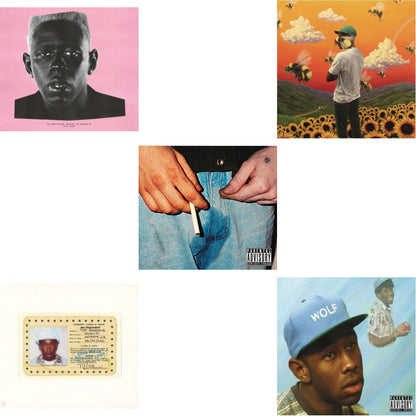 This is a 5 CD SKU bundle.
1.This CD is brand new.Format: CDMusic Style: Contemporary R&BThis item's title is: Igor (X)Artist:  The Creator TylerLabel: A BOY IS A GUN; COLUMBIABarcode: 190759652022Release Date: 8/23/2019
2.This CD is brand new.