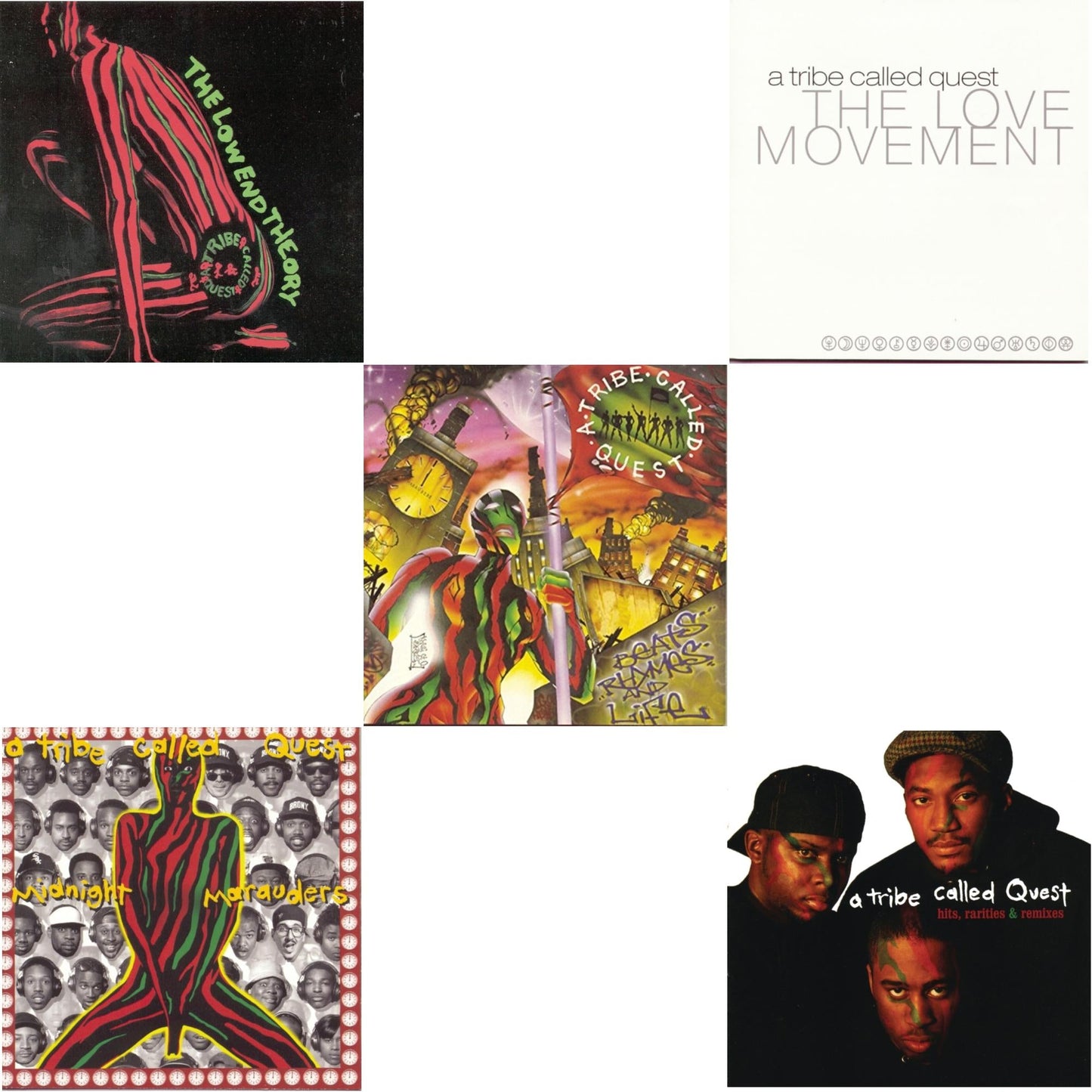 Low End Theory & Midnight Marauders & Beats Rhymes & Life & Love Movement & Hits, Rarities & Remixes
