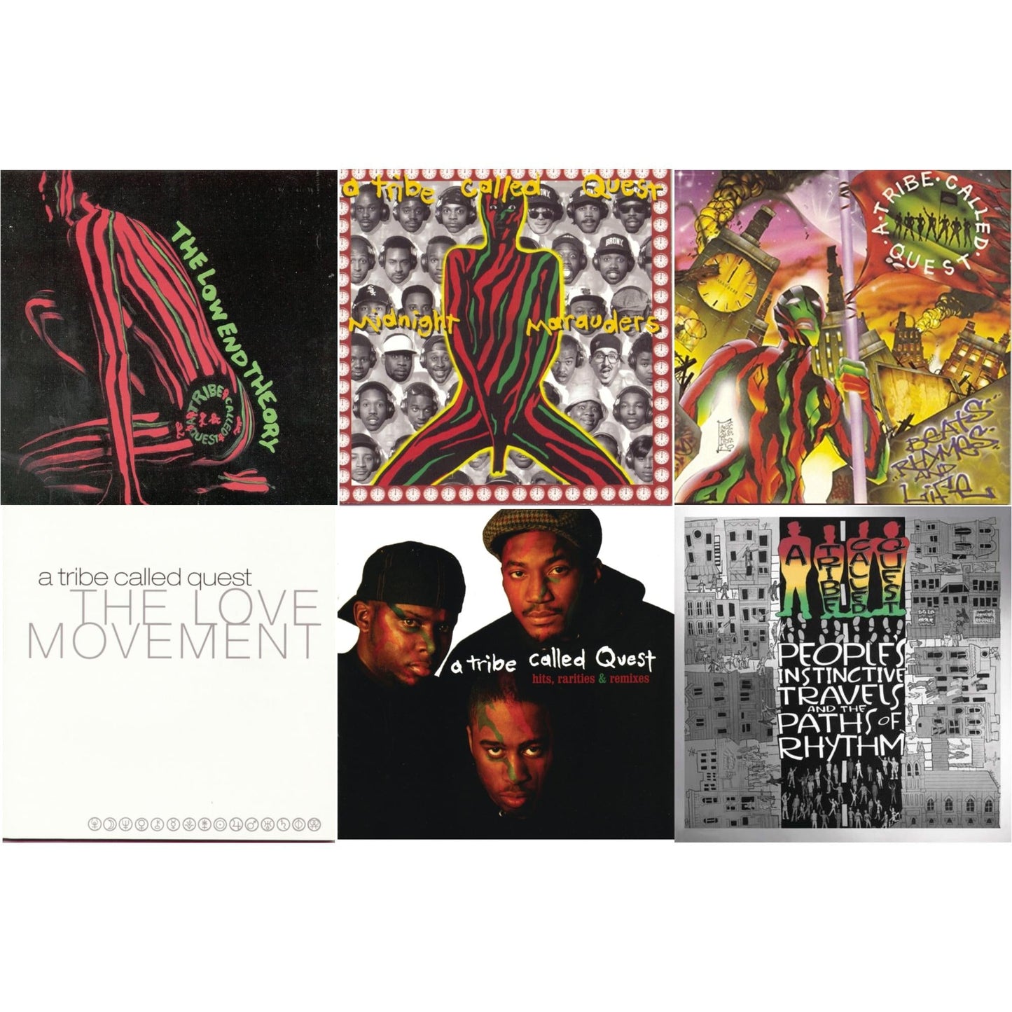 Low End Theory & Midnight Marauders & Beats Rhymes & Life & Love Movement & Hits, Rarities & Remixes & People's Instinctive Travels (25Th Anniversary)