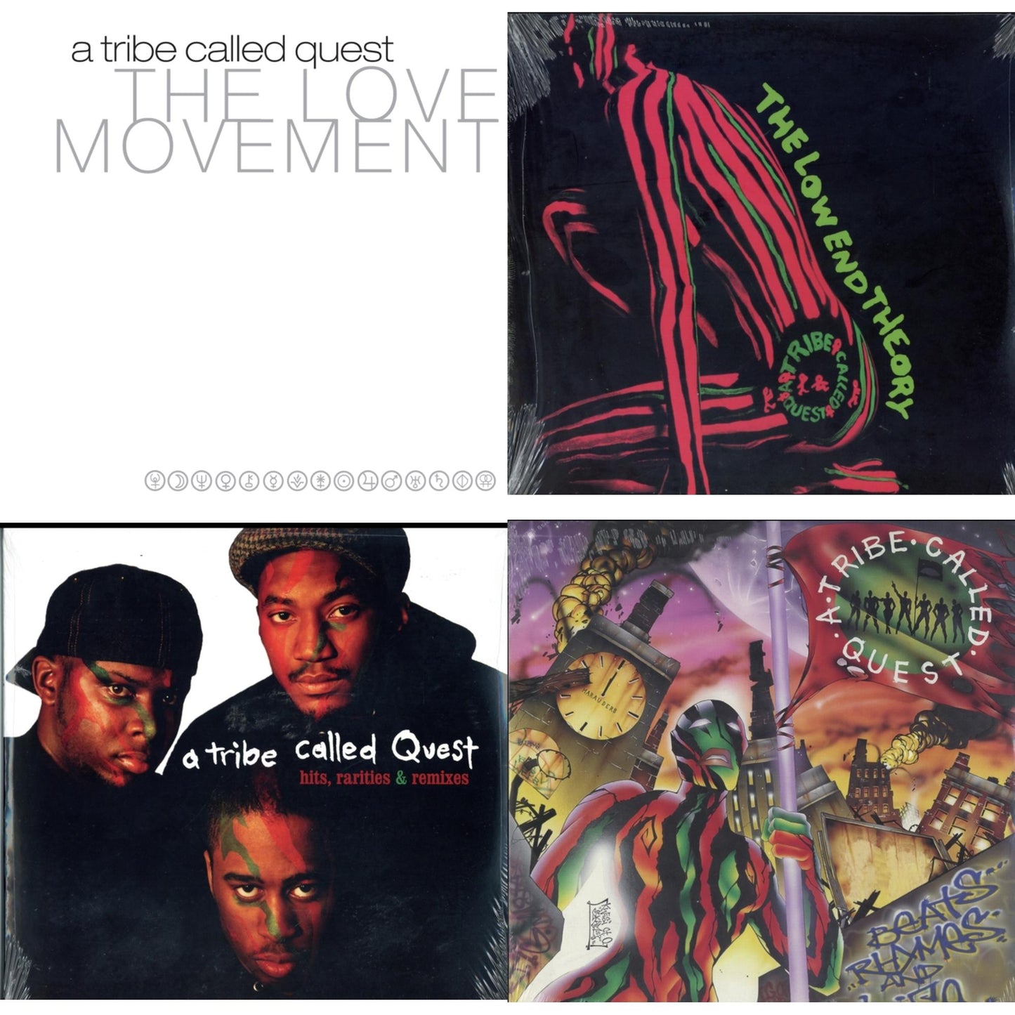 Low End Theory & Beats Rhymes & Life & Hits, Rarities & Remixes & Love Movement (X) (3LP)