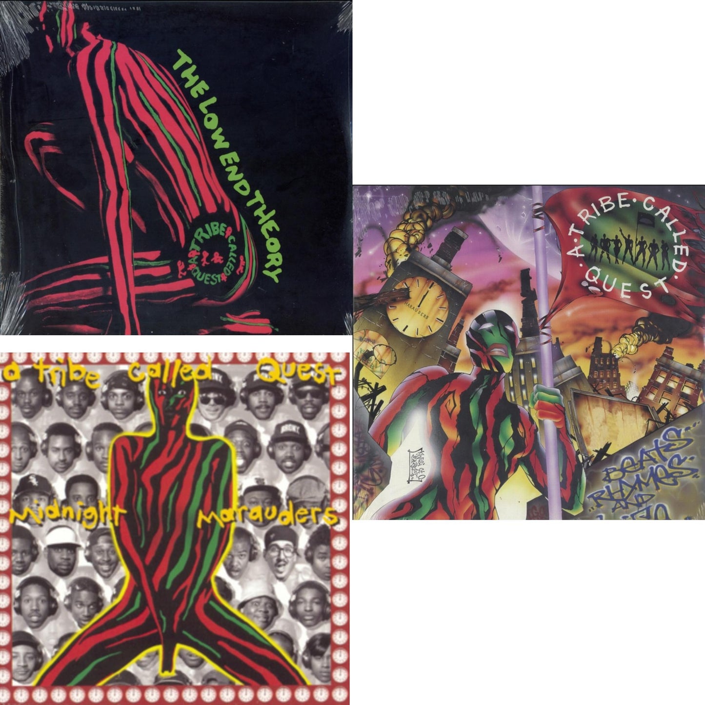 Low End Theory & Midnight Marauders & Beats Rhymes & Life