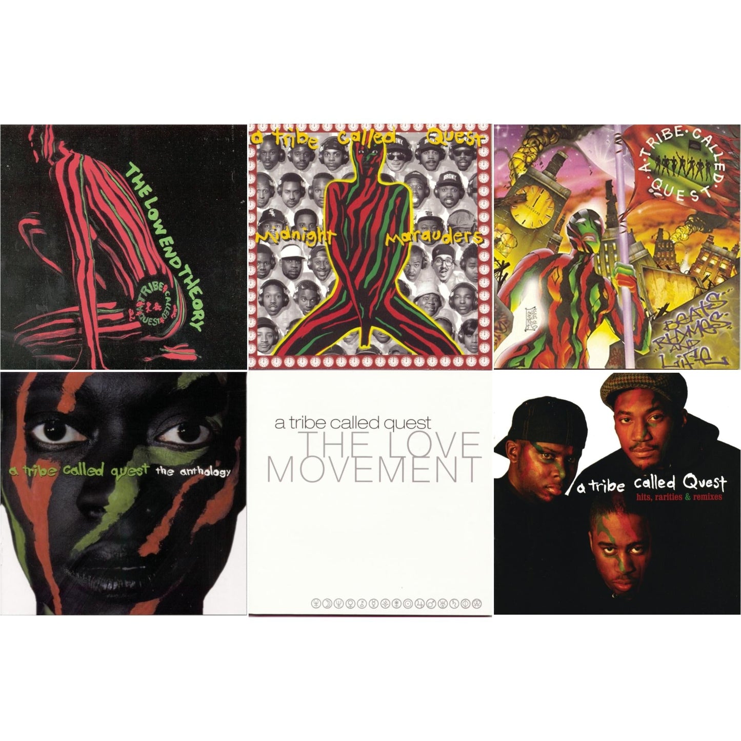 Low End Theory & Midnight Marauders & Beats Rhymes & Life & Anthology & Love Movement & Hits, Rarities & Remixes