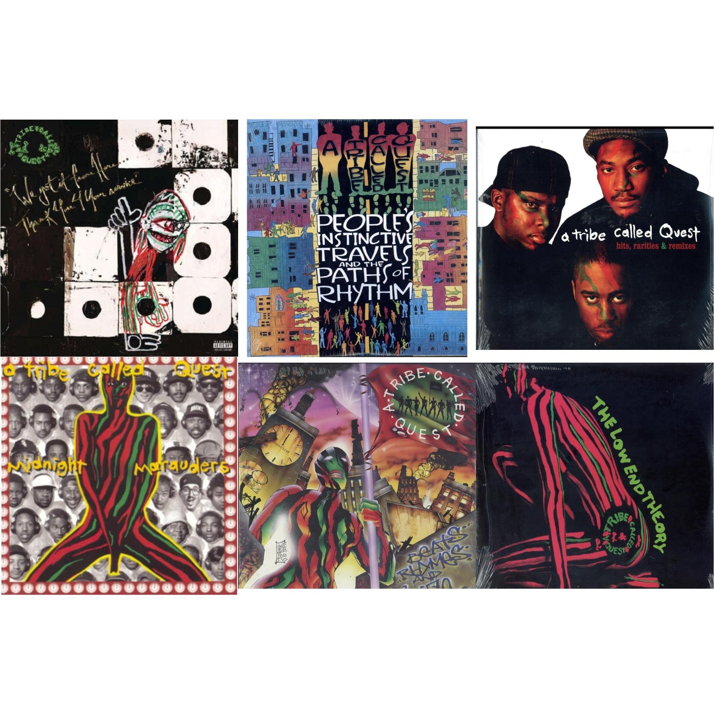 Peoples Instinctive Travels & Paths Of Rhythm & Low End Theory & Midnight Marauders & Beats Rhymes & Life & Hits, Rarities & Remixes & We Got It From Here Thank You 4 Your Service (X) (2LP/150G)