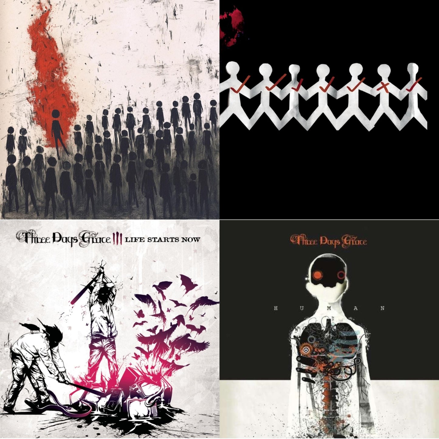Alienation (X) & One-X & Life Starts Now & Human