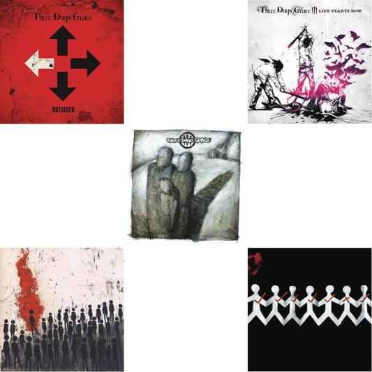 Outsider (140G/Dl Card) & Alienation (X) & Three Days Grace (150G) & Life Starts Now (150G) & One-X (150G)