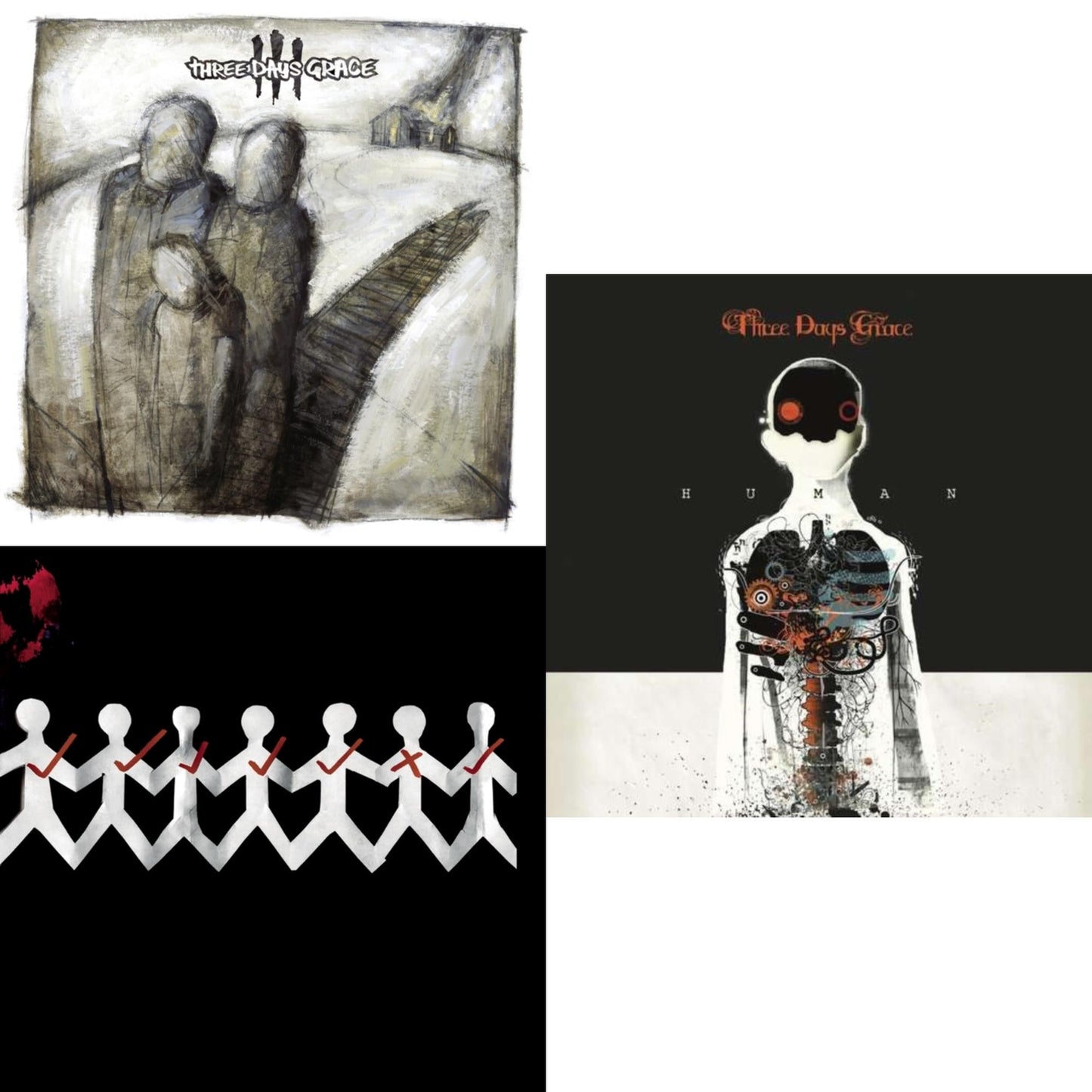Three Days Grace & One-X & Human