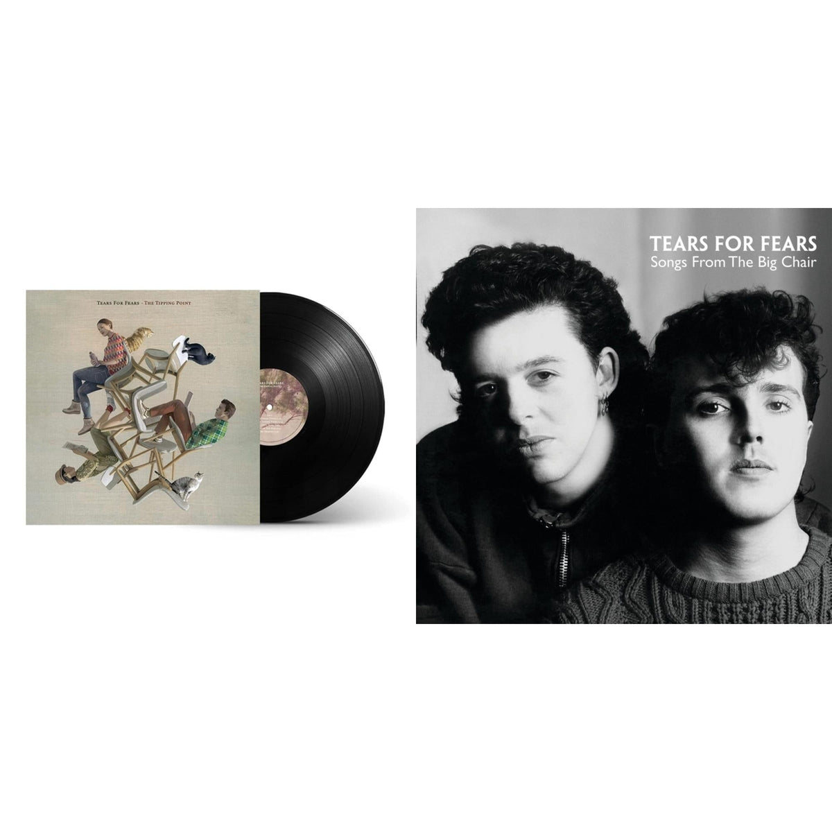 Tears For Fears - Songs From The Big Chair & Tipping Point - LP Vinyl Bundle