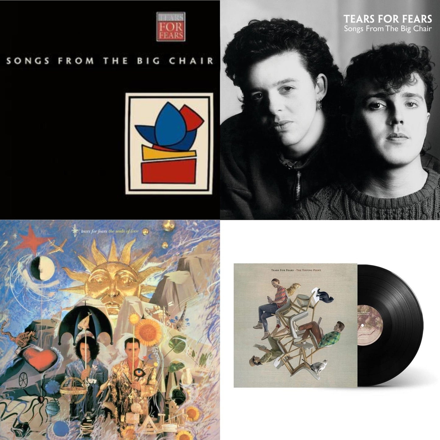 Songs From The Big Chair (Deluxe Edition/Transparent Red Vinyl/2LP) & Songs From The Big Chair & Seeds Of Love & Tipping Point