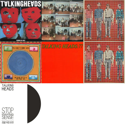 Remain In Light & Name Of This Band Is Talking Heads & More Songs About Buildings & Food & Speaking In Tongues & Talking Heads: 77 & More Songs About Building & Food (Deluxe/2LP) & Stop Making Sense (Deluxe/2LP)