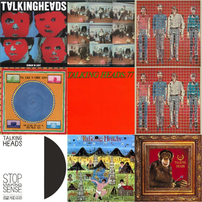 Remain In Light & Name Of This Band Is Talking Heads & More Songs About Buildings & Food & Speaking In Tongues & Talking Heads: 77 & More Songs About Building & Food (Deluxe/2LP) & Stop Making Sense (Deluxe/2LP) & Little Creatures & Naked