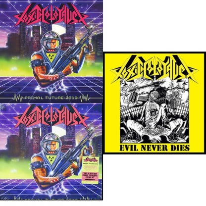 This is a 3 LP Vinyl SKU bundle.
1.This LP Vinyl is brand new.Format: LP VinylMusic Style: Speed MetalThis item's title is: Primal Future:2019Artist: Toxic HolocaustLabel: eOneBarcode: 634164621513Release Date: 10/4/2019
2.This LP Vinyl is brand new.