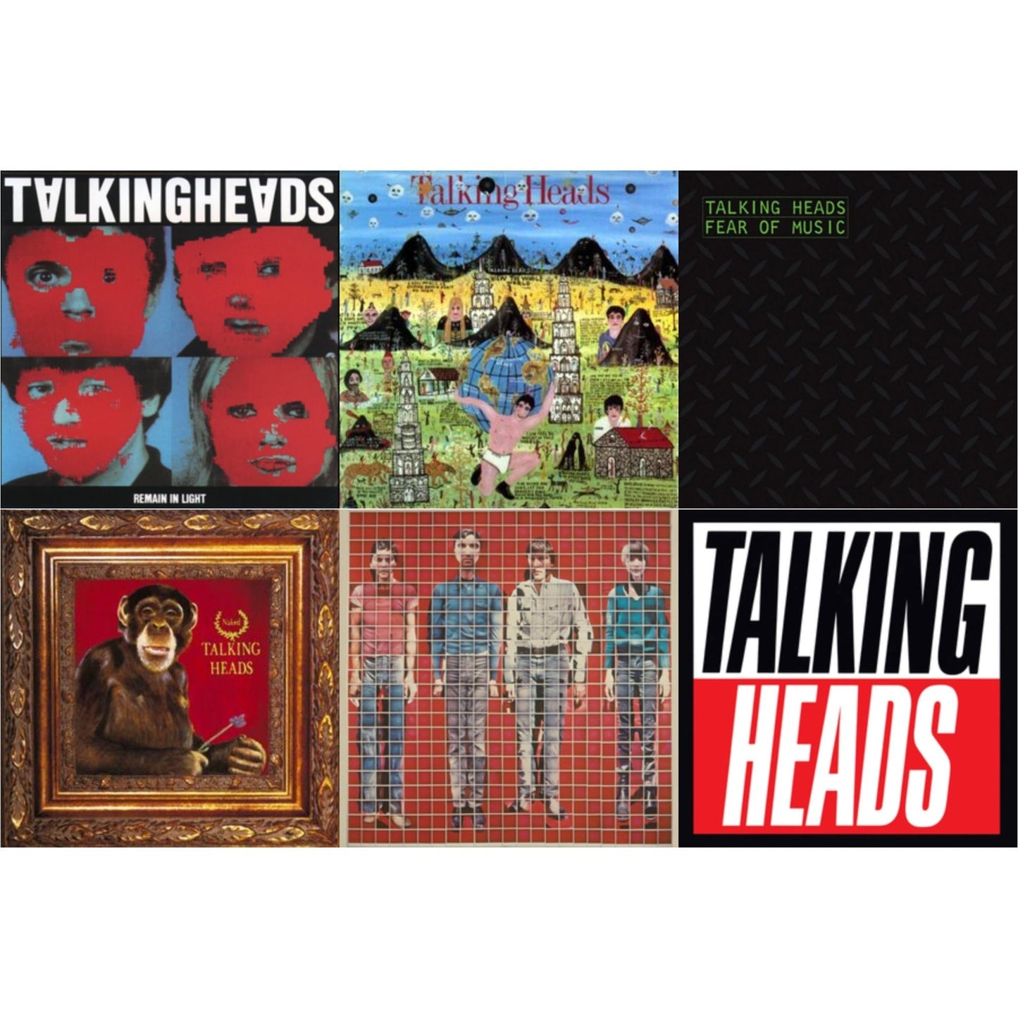 This is a 6 LP Vinyl SKU bundle.
1.This LP Vinyl is brand new.Format: LP VinylMusic Style: Art RockThis item's title is: Remain In LightArtist: Talking HeadsLabel: SireBarcode: 081227080211Release Date: 4/1/2013
2.This LP Vinyl is brand new.