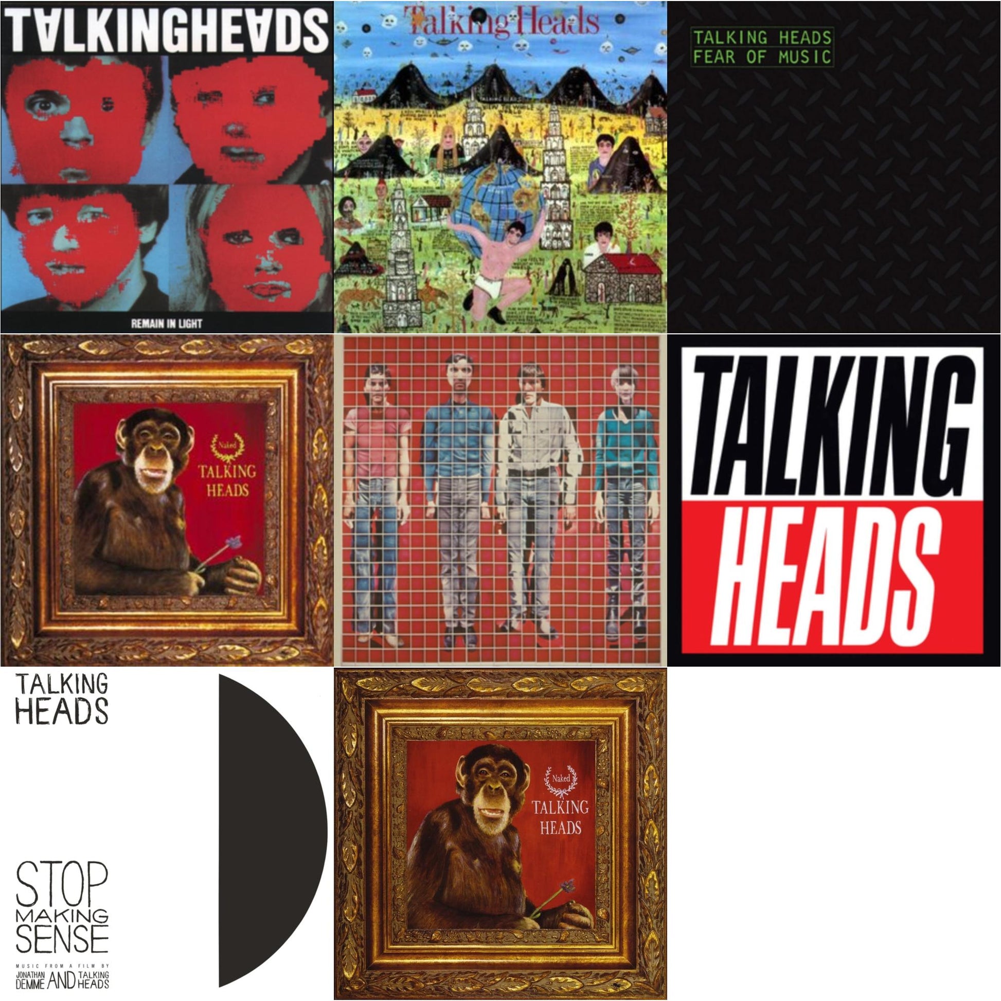 This is a 8 LP Vinyl SKU bundle.
1.This LP Vinyl is brand new.Format: LP VinylMusic Style: Art RockThis item's title is: Remain In LightArtist: Talking HeadsLabel: SireBarcode: 081227080211Release Date: 4/1/2013
2.This LP Vinyl is brand new.