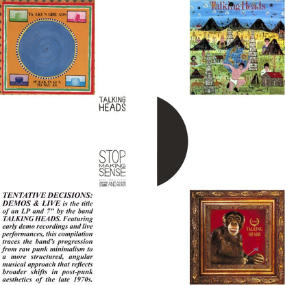 Speaking In Tongues & Tentative Decisions: Demos & Live (LP/7 Inch) & Stop Making Sense (Deluxe/2LP) & Little Creatures & Naked