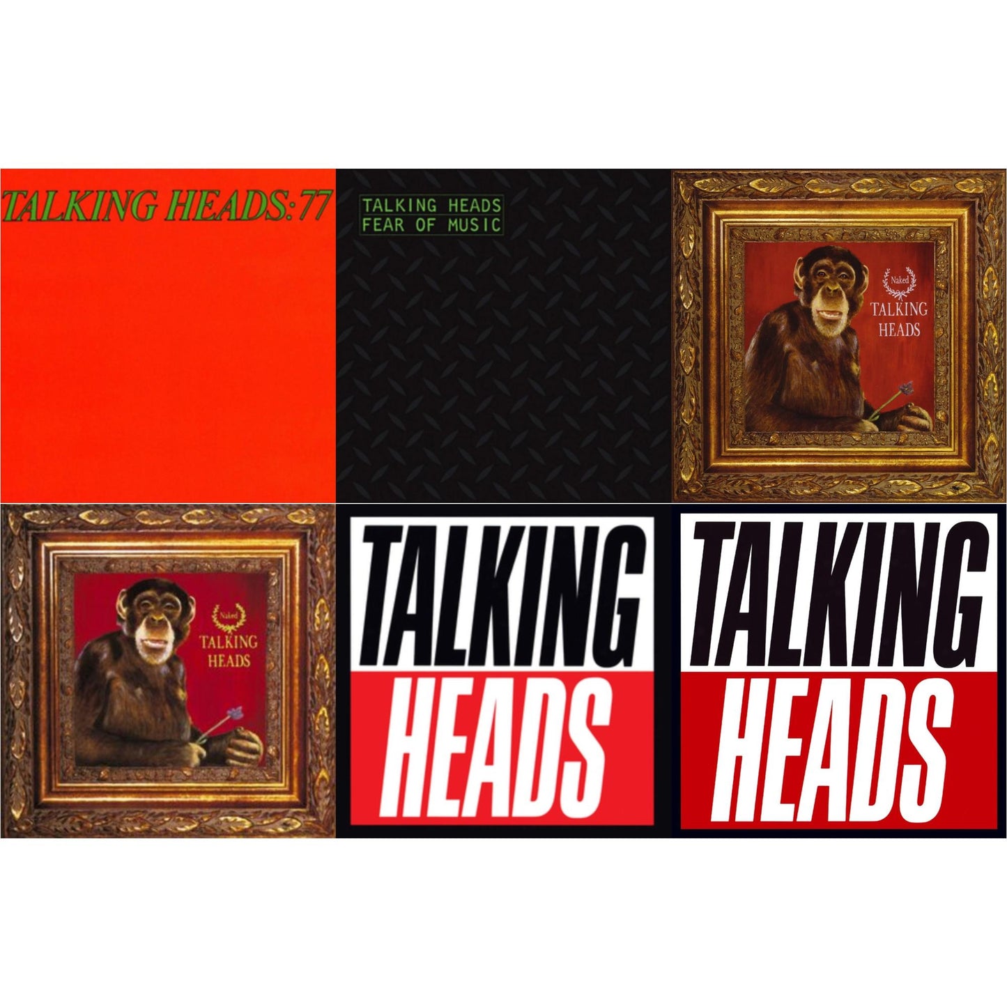 This is a 6 LP Vinyl SKU bundle.
1.This LP Vinyl is brand new.Format: LP VinylMusic Style: New WaveThis item's title is: Talking Heads: 77Artist: Talking HeadsLabel: RHINO/WARNER BROS.Barcode: 081227988418Release Date: 4/18/2009
2.This LP Vinyl is brand new.