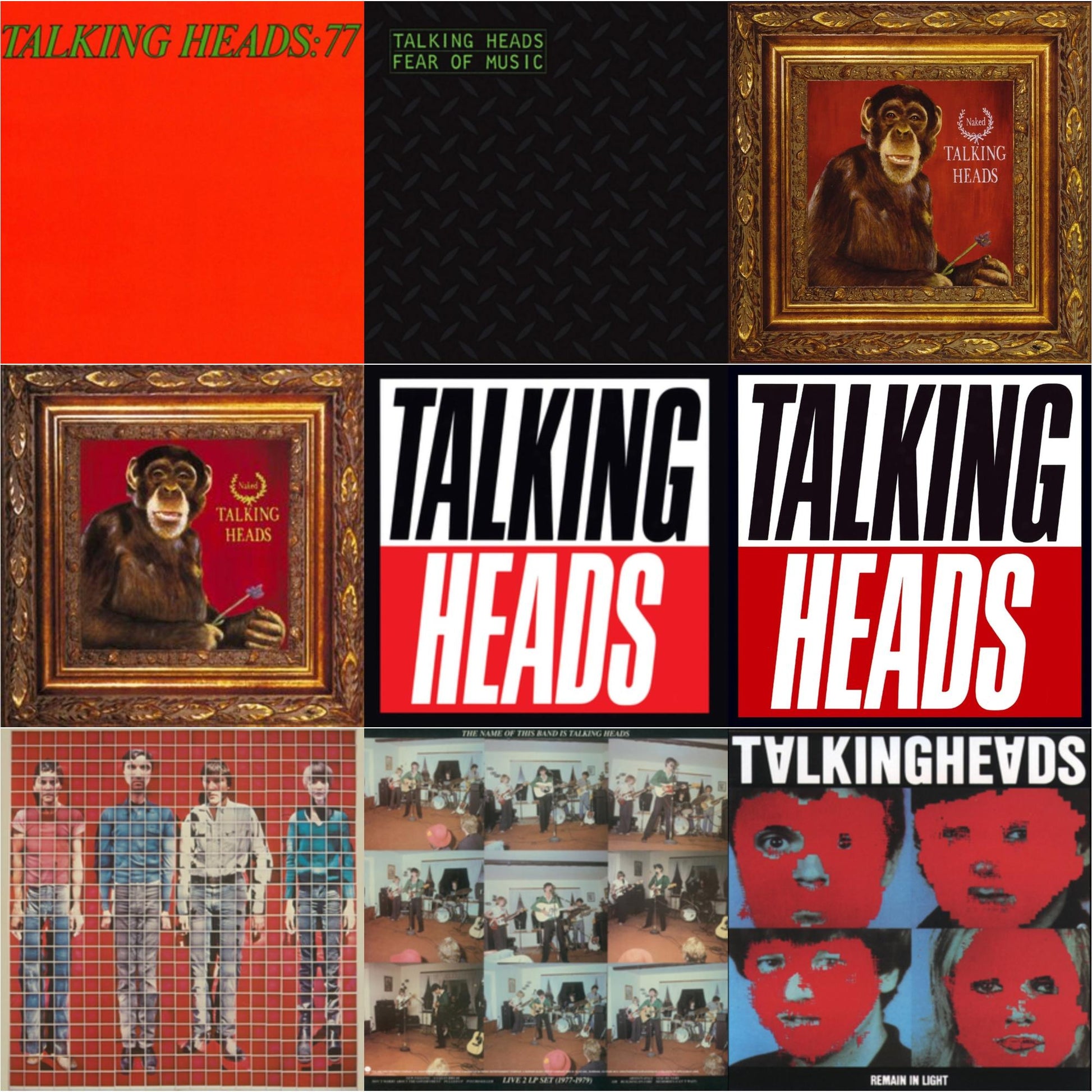 This is a 9 LP Vinyl SKU bundle.
1.This LP Vinyl is brand new.Format: LP VinylMusic Style: Art RockThis item's title is: Remain In LightArtist: Talking HeadsLabel: SireBarcode: 081227080211Release Date: 4/1/2013
2.This LP Vinyl is brand new.