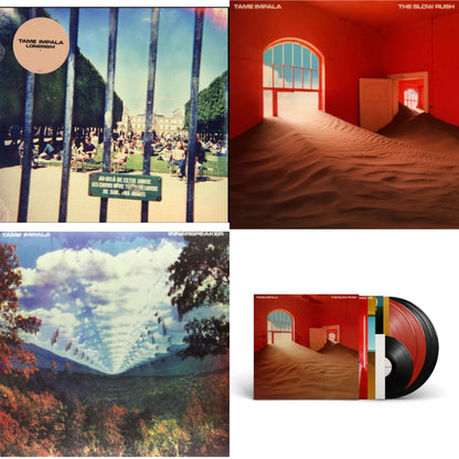 This is a 4 LP Vinyl SKU bundle.
1.This LP Vinyl is brand new.Format: LP VinylMusic Style: Psychedelic RockThis item's title is: LonerismArtist: Tame ImpalaLabel: UMEBarcode: 602537119967Release Date: 10/9/2012
2.This LP Vinyl is brand new.