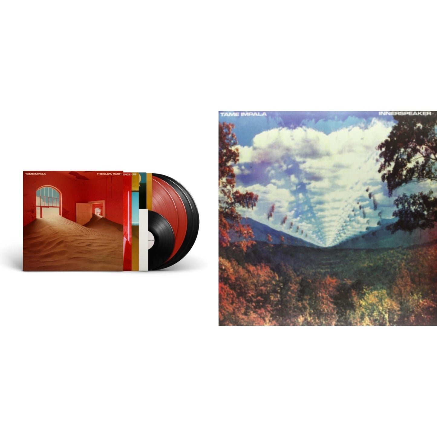 This is a 2 LP Vinyl SKU bundle.
1.This LP Vinyl is brand new.Format: LP VinylMusic Style: Psychedelic RockThis item's title is: Slow Rush (Deluxe/2-Transparent Red LP Vinyl/3-Black LP Vinyl)Artist: Tame ImpalaLabel: INTERSCOPEBarcode: 602438539871Release Date: 4/22/2022
2.