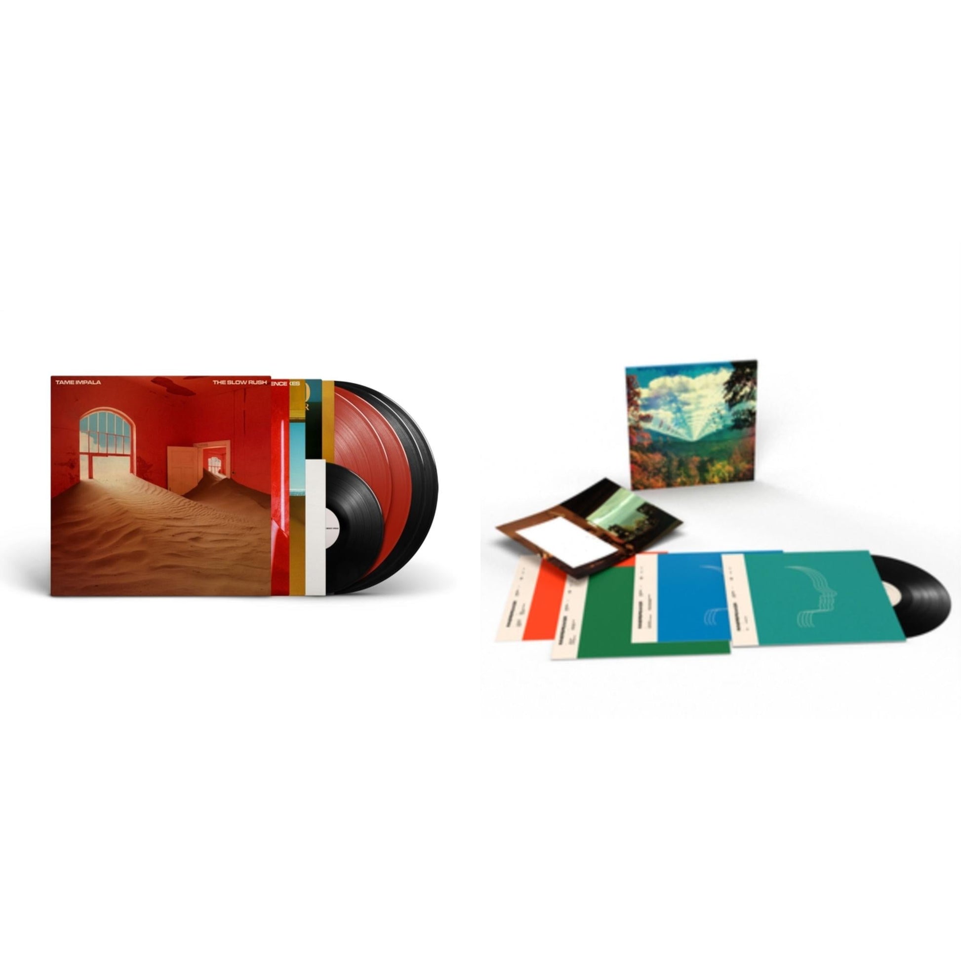 This is a 2 LP Vinyl SKU bundle.
1.This LP Vinyl is brand new.Format: LP VinylMusic Style: Psychedelic RockThis item's title is: Slow Rush (Deluxe/2-Transparent Red LP Vinyl/3-Black LP Vinyl)Artist: Tame ImpalaLabel: INTERSCOPEBarcode: 602438539871Release Date: 4/22/2022
2.