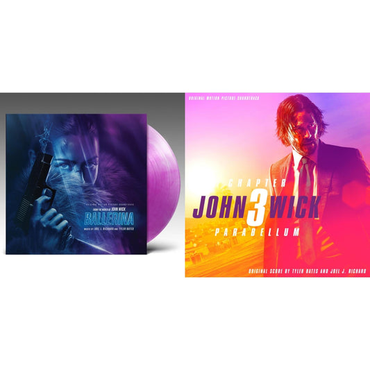From The World Of John Wick: Ballerina (Transparent Violet Smoke LP Vinyl) & John Wick: Chapter 3 - Parabellum Ost (2 LP)