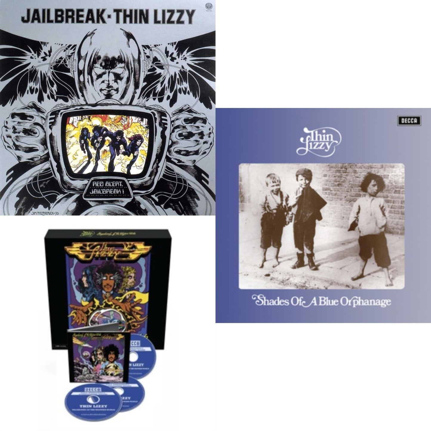 Jailbreak & Vagabonds Of The Western World (CD/Blu-Ray Audio) & Shades Of A Blue Orphanage