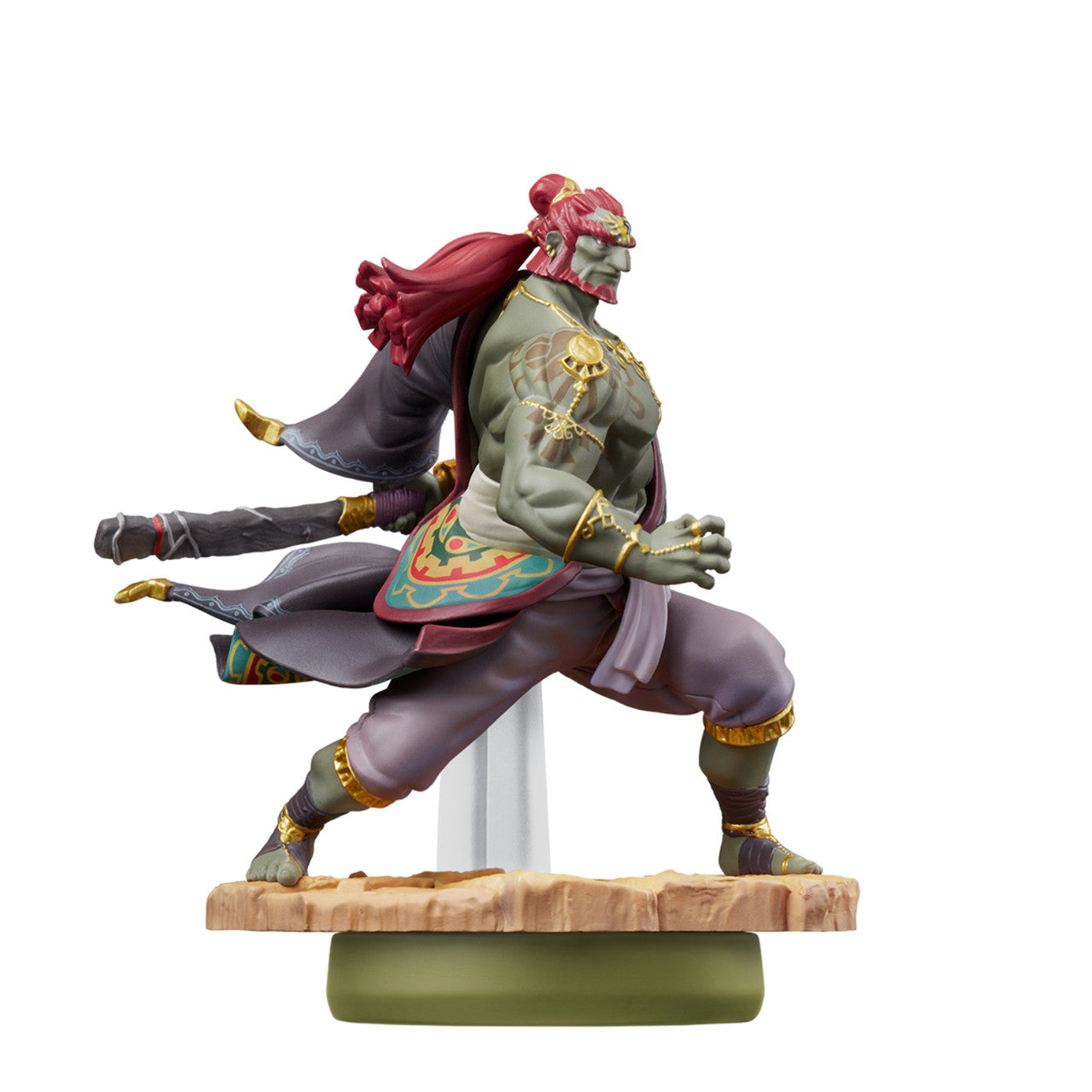 This is brand new.An evil man who lived long ago in the era of Hyrule’s founding. His legend claims that this Gerudo man fed his bottomless ambition with great power and became a king of demons. By tapping this amiibo™ figure, you can receive weapons and materials, as well as a special fabric for Link’s paraglider.