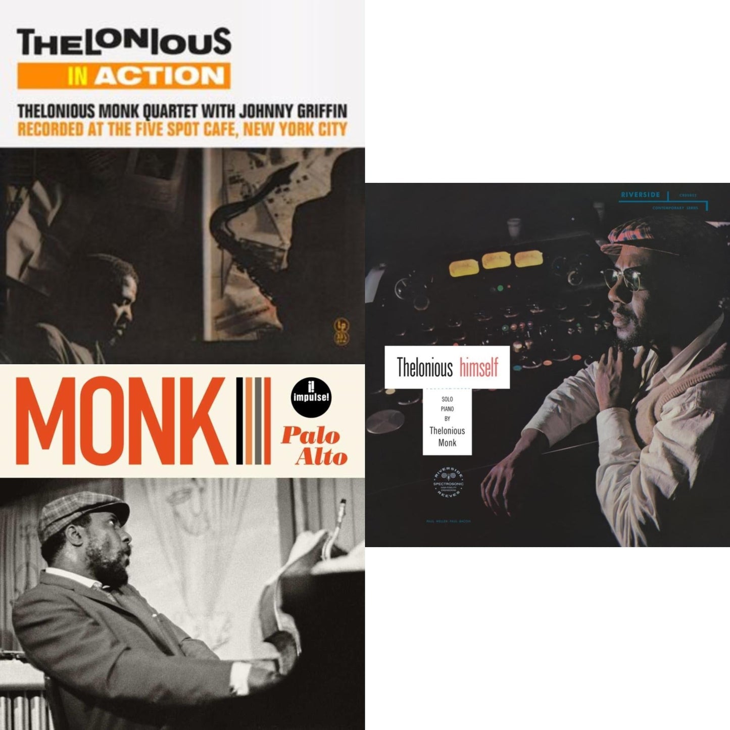 Thelonious In Action (Yellow LP Vinyl) & Palo Alto & Thelonious Himself (Original Jazz Classics Series) (180G)