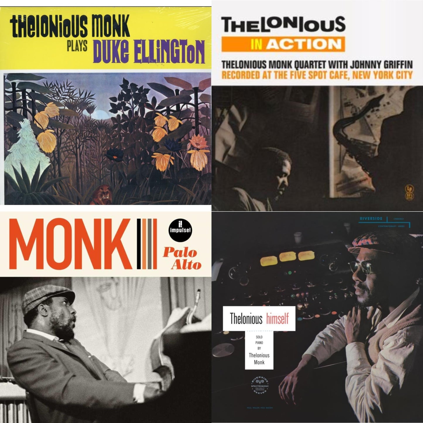 Plays Duke Ellington & Thelonious In Action (Yellow LP Vinyl) & Palo Alto & Thelonious Himself (Original Jazz Classics Series) (180G)