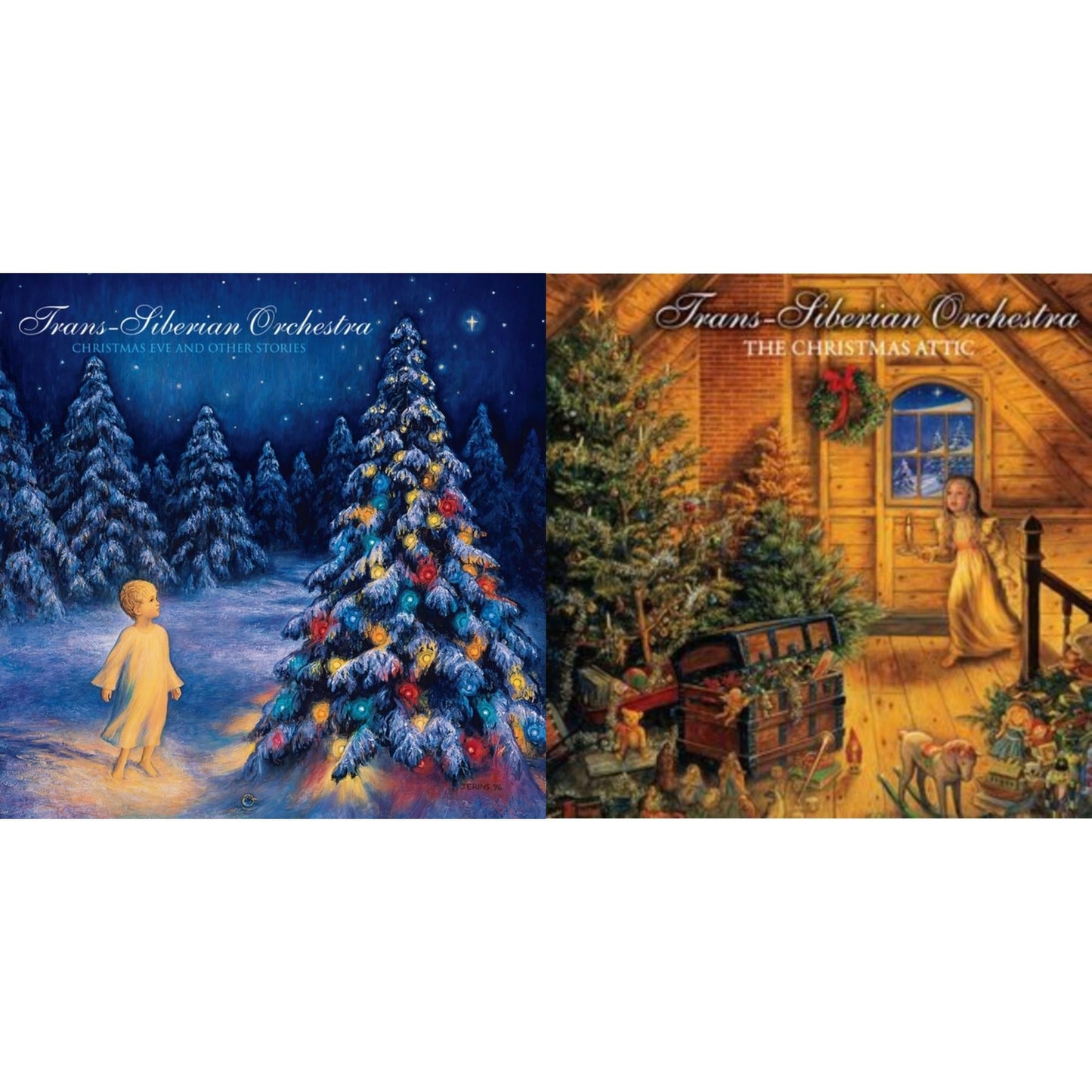 Christmas Eve & Other Stories (Clear Vinyl/2LP) (Atl75) & Christmas Attic (2LP)