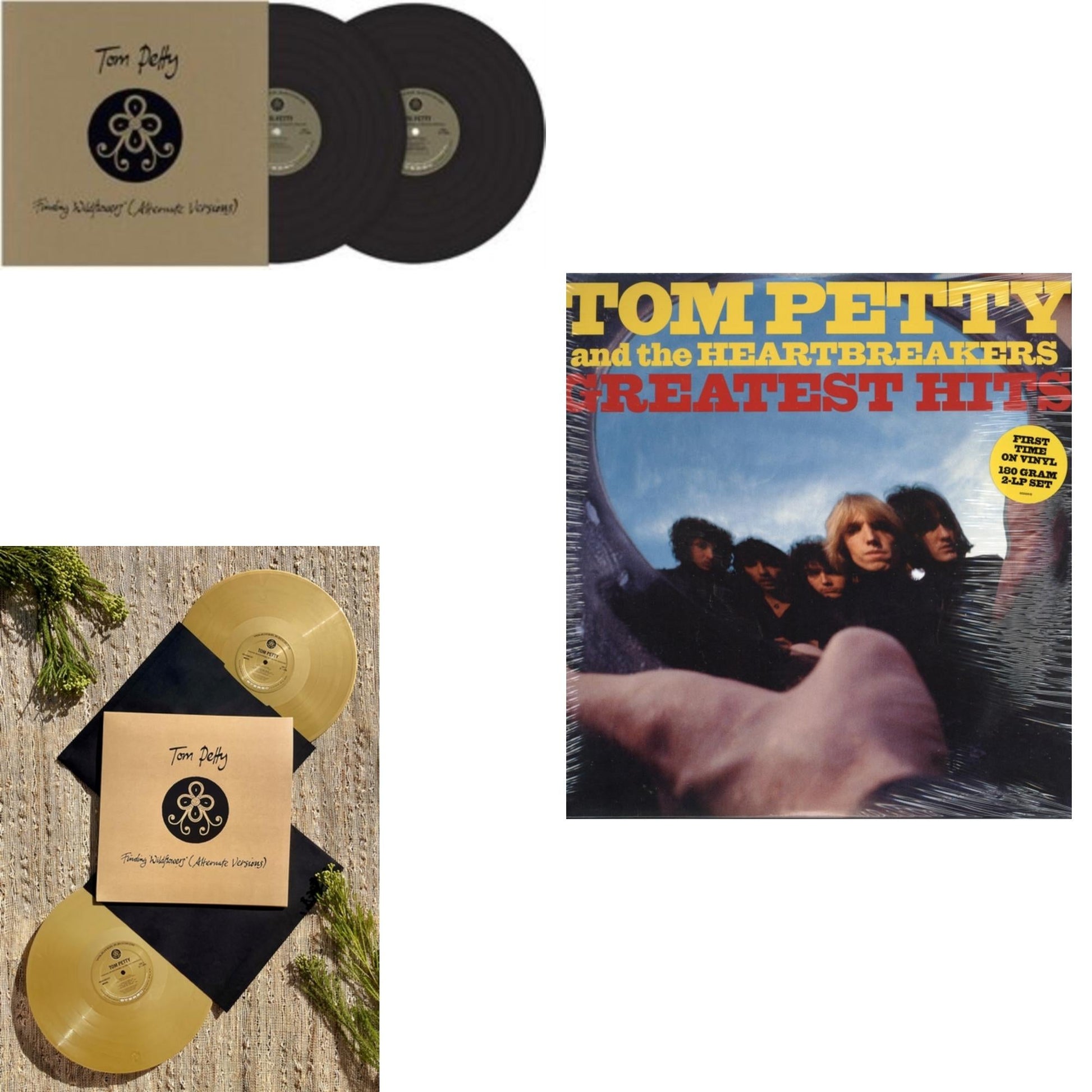 This is a 3 LP Vinyl SKU bundle.
1.This LP Vinyl is brand new.Format: LP VinylMusic Style: ThrashThis item's title is: Finding Wildflowers (Alternate Versions) (2LP/Gold Vinyl) (I)Artist: Tom PettyLabel: WARNERBarcode: 093624884941Release Date: 4/16/2021
2.This LP Vinyl is brand new.