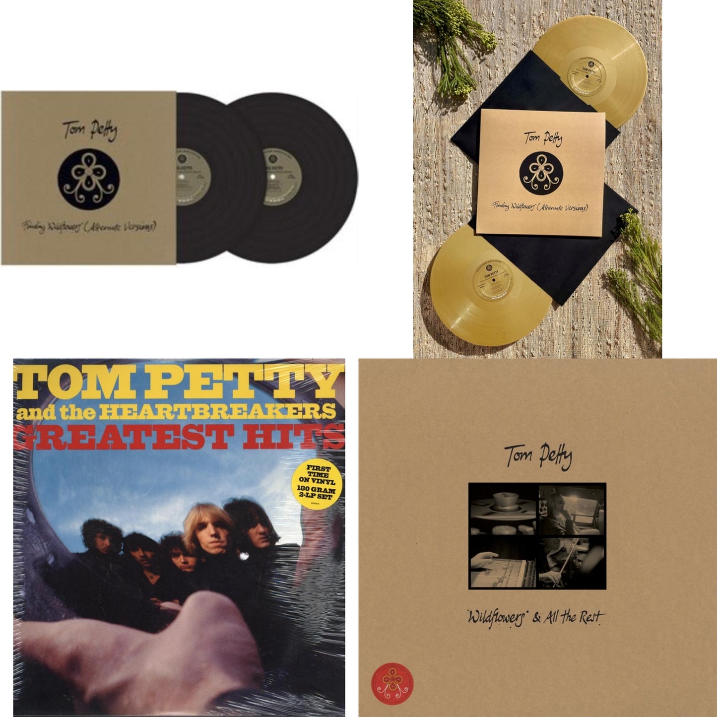 This is a 4 LP Vinyl SKU bundle.
1.This LP Vinyl is brand new.Format: LP VinylMusic Style: ThrashThis item's title is: Finding Wildflowers (Alternate Versions) (2LP/Gold Vinyl) (I)Artist: Tom PettyLabel: WARNERBarcode: 093624884941Release Date: 4/16/2021
2.This LP Vinyl is brand new.