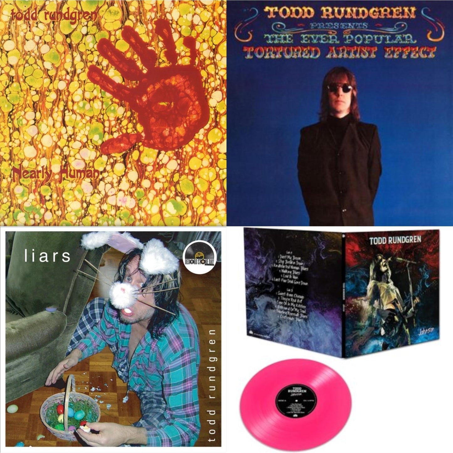 Nearly Human (180G/Translucent Yellow LP Vinyl/Limited Tour Edition) & Ever Popular Tortured Artist Effect (180G/Limited Edition/Gatefold Cover) & Liars (2LP/Green Vinyl) & Johnson (Pink LP Vinyl)