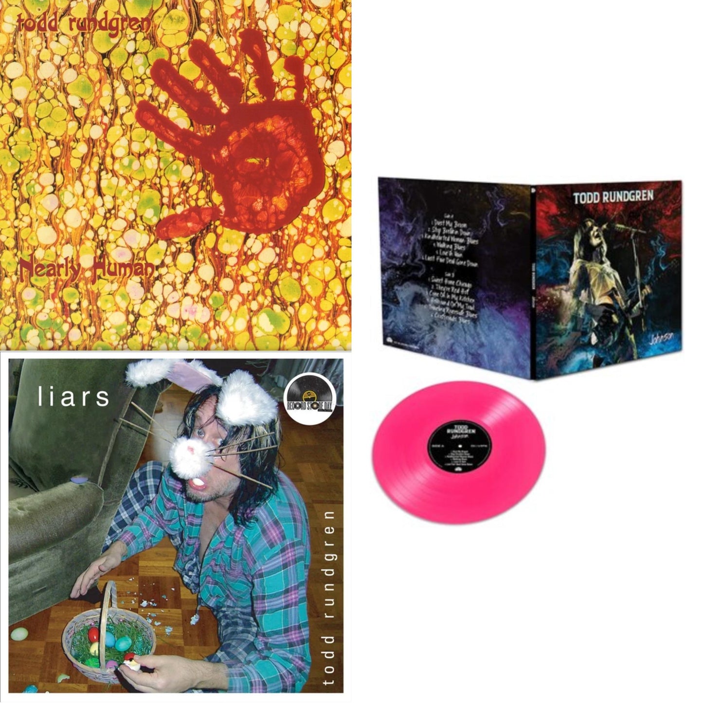 Nearly Human (180G/Translucent Yellow LP Vinyl/Limited Tour Edition) & Liars (2LP/Green Vinyl) & Johnson (Pink LP Vinyl)