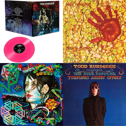 Todd Rundgren - Nearly Human (180G/Translucent Yellow LP Vinyl/Limited Tour Edition) & Wizard A True Star (Turquoise Blue Vinyl/Limited/2LP/Tour Edition/Gatefold Cover/180G) & Ever Popular Tortured Artist Effect (180G/Limited Edition/Gatefold Cover)