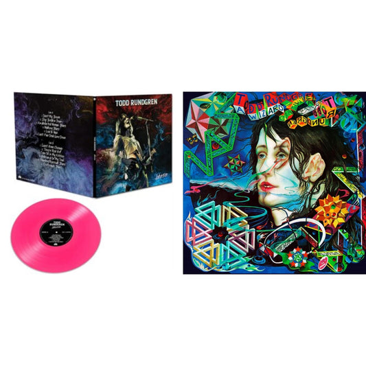 Todd Rundgren - Wizard A True Star (Turquoise Blue Vinyl/Limited/2LP/Tour Edition/Gatefold Cover/180G) & Johnson (Pink LP Vinyl)