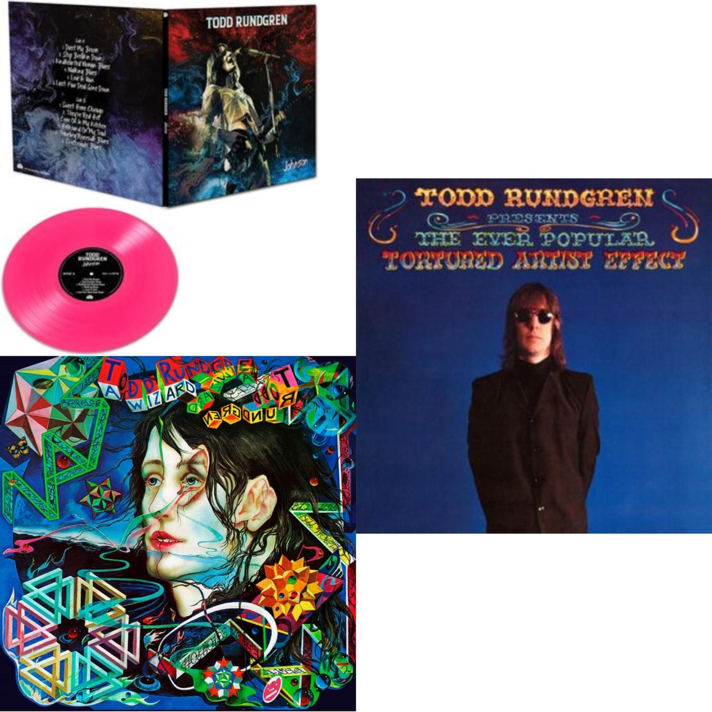 Wizard A True Star (Transparent Magenta Vinyl/Limited/2LP/Tour Edition/Gatefold Cover/180G) & Ever Popular Tortured Artist Effect (180G/Limited Edition/Gatefold Cover) & Johnson (Pink LP Vinyl)
