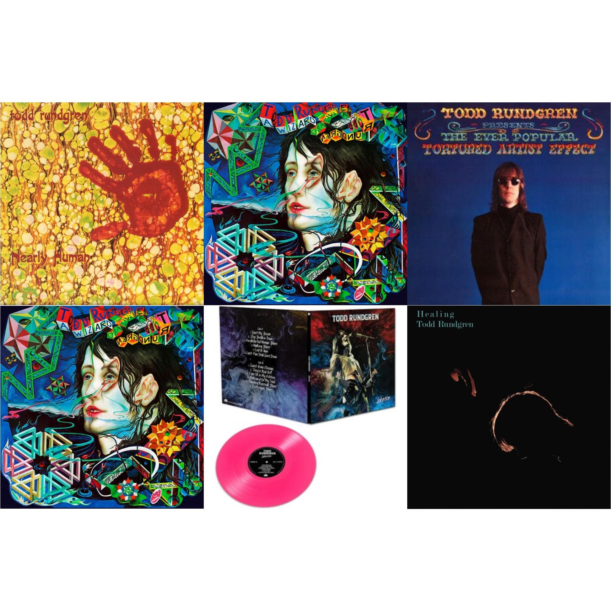 This is a 6 LP Vinyl SKU bundle.
1.This LP Vinyl is brand new.Format: LP VinylThis item's title is: Nearly Human (180G/Translucent Yellow LP Vinyl/Limited Tour Edition)Artist: Todd RundgrenLabel: FRIDAY MUSIC TWOBarcode: 829421258810Release Date: 7/30/2021
2.This LP Vinyl is brand new.