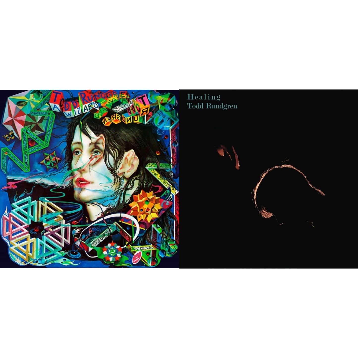 Todd Rundgren - Healing (Clear LP Vinyl/Translucent Blue 7Inch) & Wizard A True Star (Turquoise Blue Vinyl/Limited/2LP/Tour Edition/Gatefold Cover/180G)