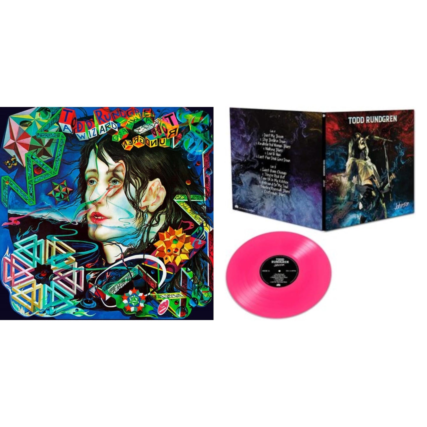 Wizard A True Star (Turquoise Blue Vinyl/Limited/2LP/Tour Edition/Gatefold Cover/180G) & Johnson (Pink LP Vinyl)