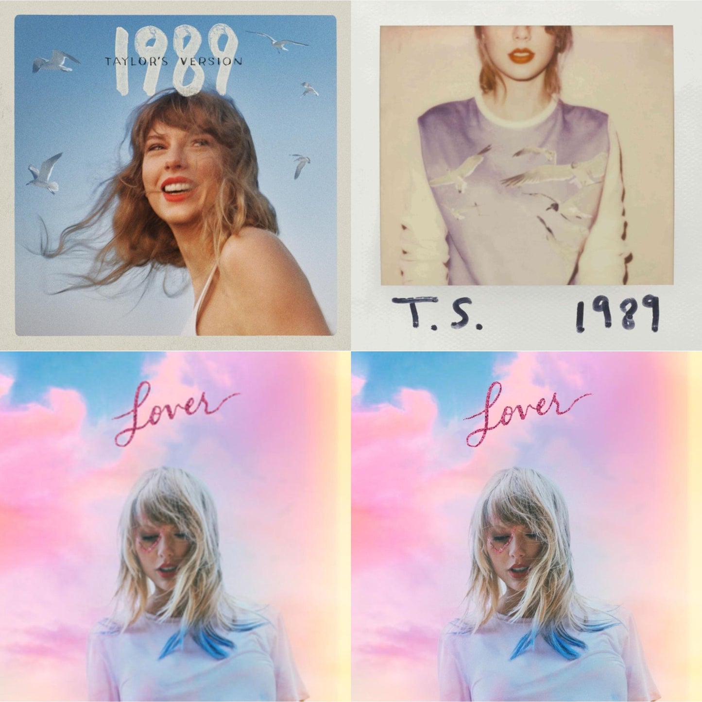 1989 (Taylor's Version) & Lover (Deluxe) (Version 4) & Lover & 1989