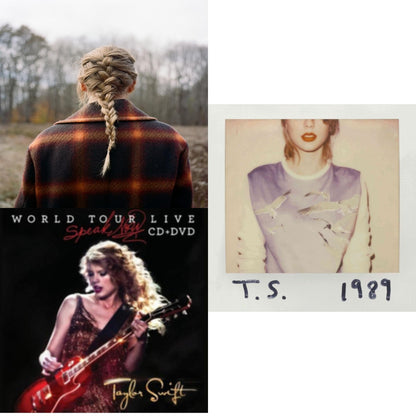 Evermore (X) & Speak Now World Tour Live (CD/DVD) & 1989