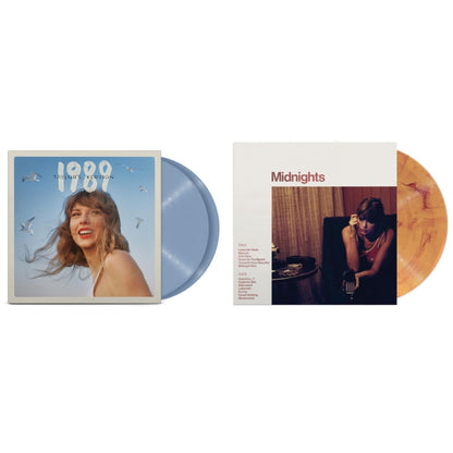 This is a 2 LP Vinyl SKU bundle.
1.This LP Vinyl is brand new.Format: LP VinylMusic Style: Synth-popThis item's title is: 1989 (Taylor's Version) (2LP/Crystal Skies Blue Vinyl)Artist: Taylor SwiftLabel: TAYLOR SWIFT / REPUBLIC RECORDBarcode: 602455542144Release Date: 10/27/2023
2.