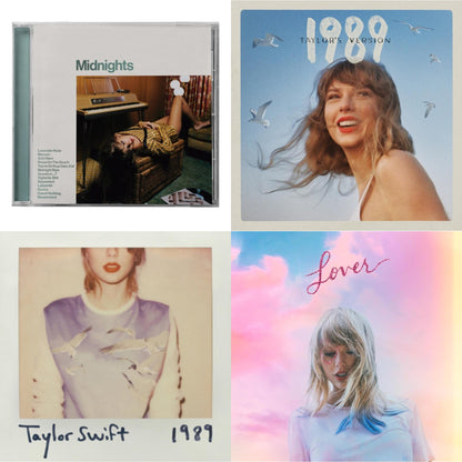 This is a 4 CD SKU bundle.
1.This CD is brand new.Format: CDMusic Style: Synth-popThis item's title is: Midnights (X) (Jade Green CD)Artist: Taylor SwiftLabel: REPUBLICBarcode: 602445790104Release Date: 10/21/2022
2.This CD is brand new.
