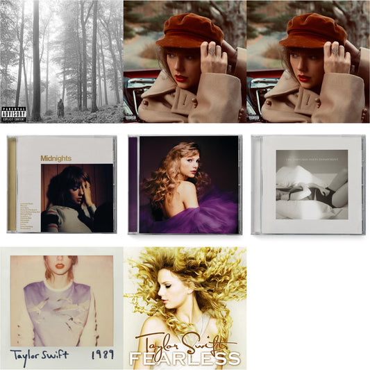 This is a 8 CD SKU bundle.
1.This CD is brand new.Format: CDMusic Style: VocalThis item's title is: Folklore (X)Artist: Taylor SwiftLabel: REPUBLICBarcode: 602435034805Release Date: 8/7/2020
2.This CD is brand new.