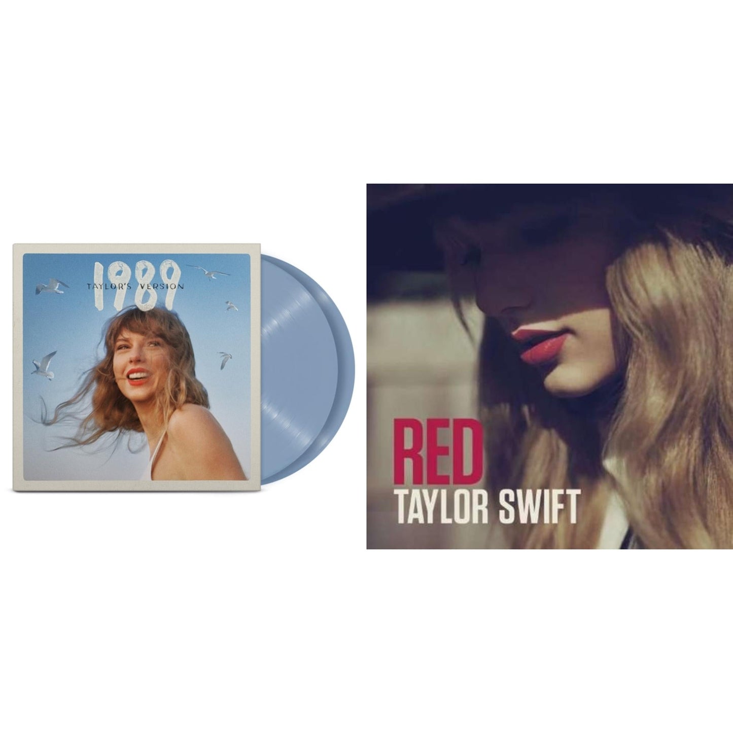 1989 (Taylor's Version) (2LP/Crystal Skies Blue Vinyl) & Red