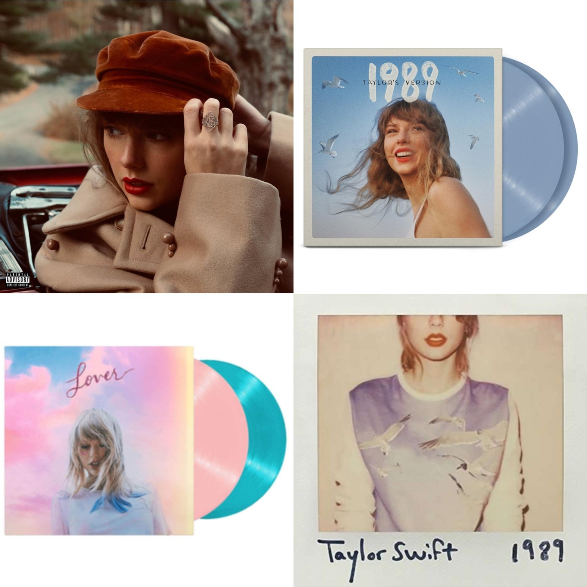 This is a 4 LP Vinyl SKU bundle.
1.This LP Vinyl is brand new.Format: LP VinylMusic Style: BalladThis item's title is: Red (Taylor's Version) (4LP)Artist: Taylor SwiftLabel: REPUBLICBarcode: 602438633258Release Date: 11/12/2021
2.This LP Vinyl is brand new.