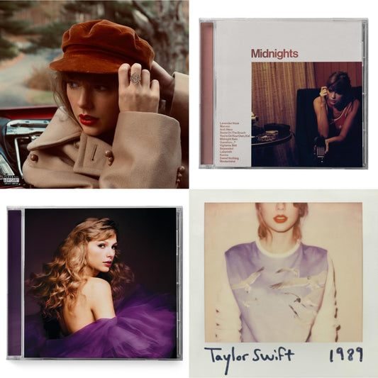This is a 4 CD SKU bundle.
1.This CD is brand new.Format: CDMusic Style: BalladThis item's title is: Red (Taylor's Version) (Edited) (2CD)Artist: Taylor SwiftLabel: REPUBLICBarcode: 602438737635Release Date: 11/12/2021
2.This CD is brand new.